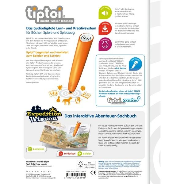 Ravensburger Tiptoi Expedition Wissen: Dinosaurier, Lernbuch – Bild 2