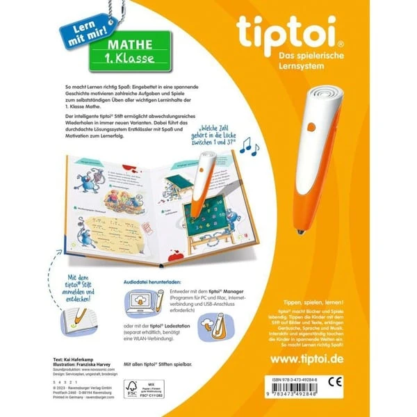 Ravensburger Tiptoi Lern Mit Mir! Mathe 1. Klasse, Lernbuch – Bild 2