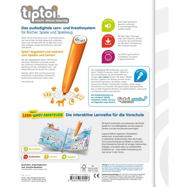 Ravensburger Tiptoi Mein Lern-Spiel-Abenteuer: Logisches Denken, Lernbuch – Bild 2