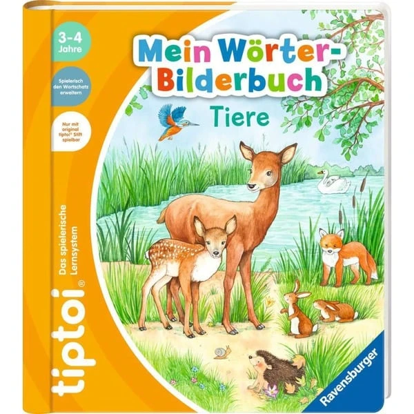 Ravensburger Tiptoi Mein Wörter-Bilderbuch: Tiere, Lernbuch