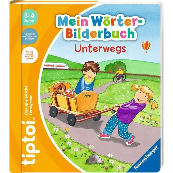 Ravensburger Tiptoi Mein Wörter-Bilderbuch: Unterwegs, Lernbuch