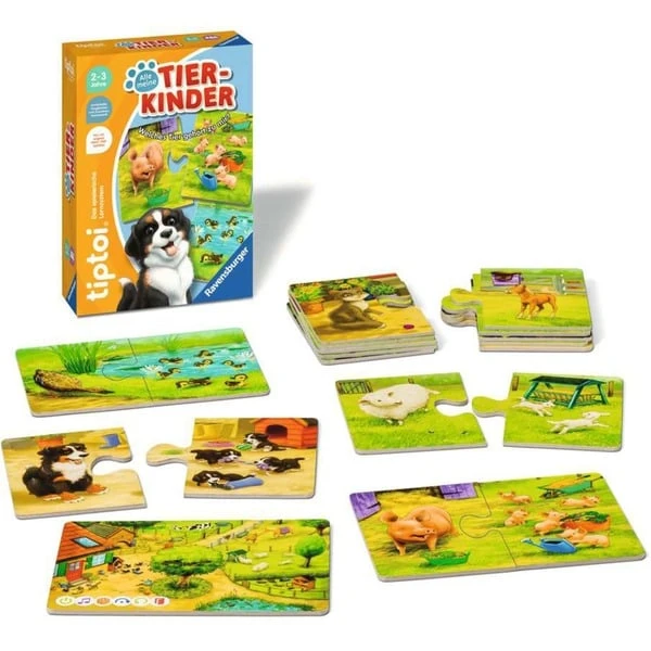 Ravensburger Tiptoi Puzzle Alle Meine Tierkinder – Bild 3