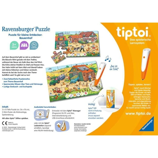 Ravensburger Tiptoi Puzzle Für Kleine Entdecker: Bauernhof – Bild 6