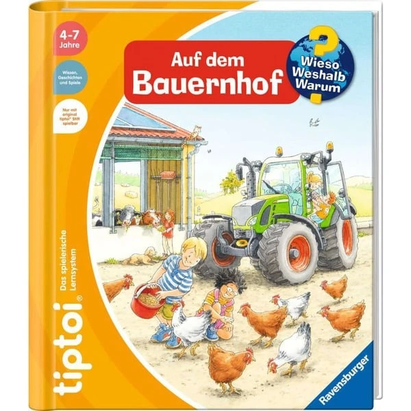 Ravensburger Tiptoi Starter-Set: Wieso? Weshalb? Warum? Auf Dem Bauernhof, Lernbuch – Bild 3