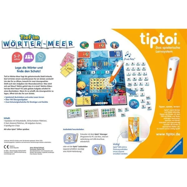 Ravensburger Tiptoi Tief Im Wörter-Meer, Brettspiel – Bild 4