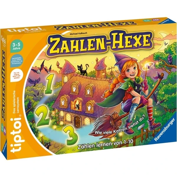 Ravensburger Tiptoi Zahlen-Hexe, Brettspiel