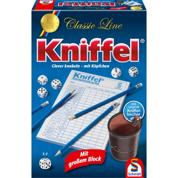 Schmidt Spiele Classic Line: Kniffel, Würfelspiel