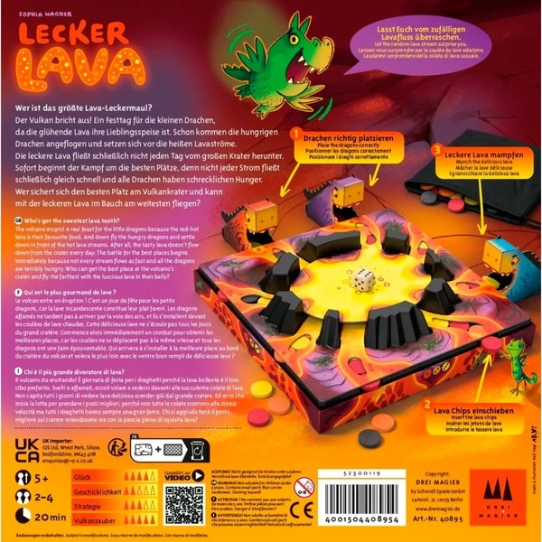 Schmidt Spiele Drei Magier: Lecker Lava, Brettspiel – Bild 3