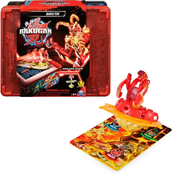 Spin Master Bakugan 2023 Baku-Tin Mit Special Attack Mantid, Geschicklichkeitsspiel