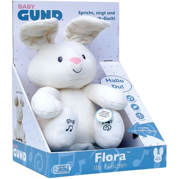 Spin Master GUND Flora, Das Singende Und Sprechende Häschen, Kuscheltier – Bild 3