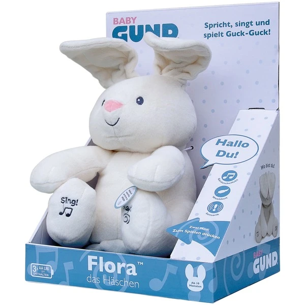 Spin Master GUND Flora, Das Singende Und Sprechende Häschen, Kuscheltier – Bild 5