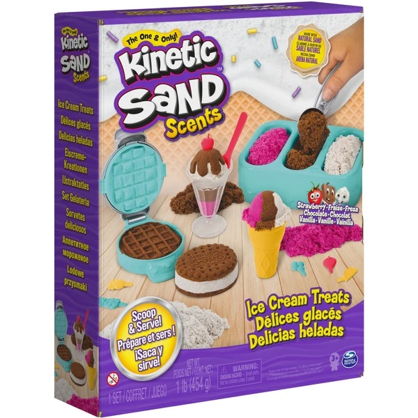 Spin Master Kinetic Sand - Eiscreme Set Mit Duftsand, Spielsand