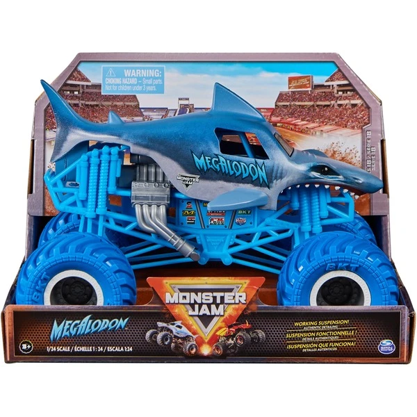 Spin Master Monster Jam - Offizieller Megalodon Monster Truck, Spielfahrzeug – Bild 9