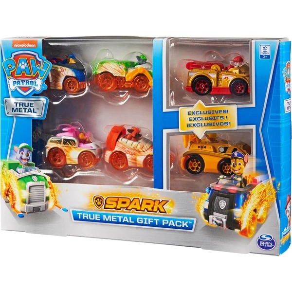 Spin Master Paw Patrol True Metal Spark Geschenkset, Spielfahrzeug – Bild 2