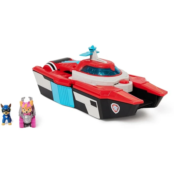 Spin Master Paw Patrol: Der Mighty Kinofilm, Pup Squad Mini Marine Hauptquartier Spielset, Spielfahrzeug – Bild 2