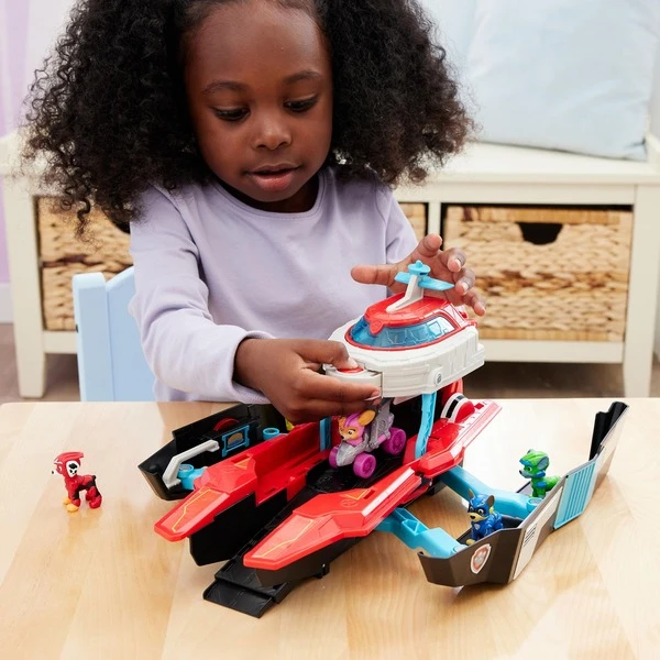 Spin Master Paw Patrol: Der Mighty Kinofilm, Pup Squad Mini Marine Hauptquartier Spielset, Spielfahrzeug – Bild 10