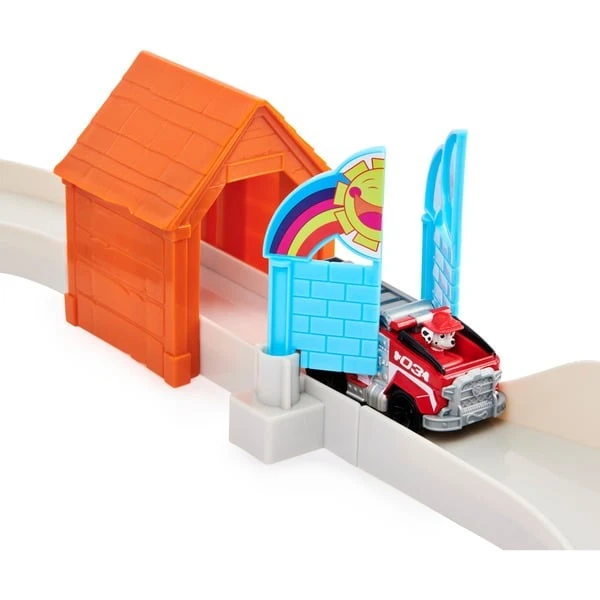Spin Master Paw Patrol, True Metal Total City Rescue Movie Rennstrecken-Set, Rennbahn – Bild 5