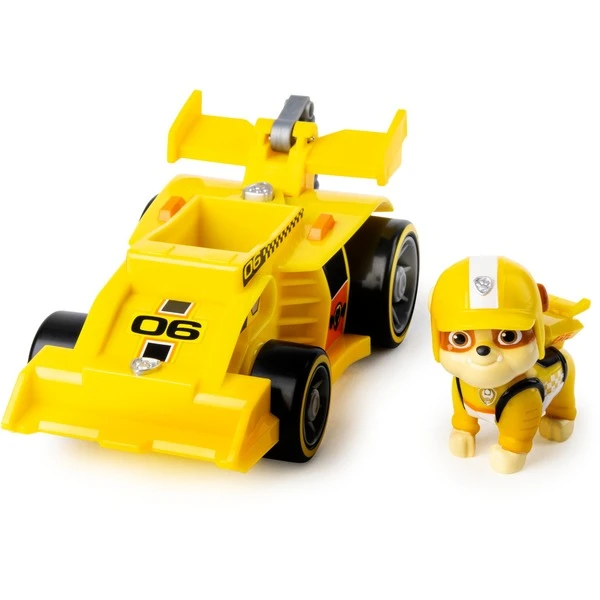 Spin Master Paw Patrol - Ready, Race, Rescue, Rubbles Race & Go Deluxe Basis Fahrzeug, Spielfahrzeug – Bild 4