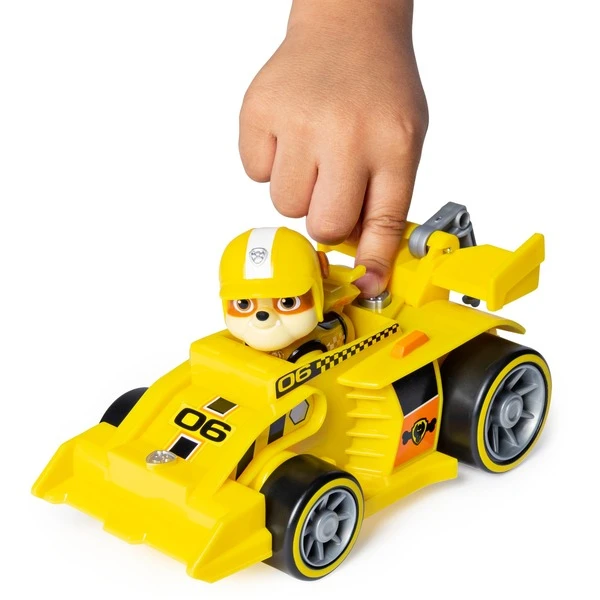 Spin Master Paw Patrol - Ready, Race, Rescue, Rubbles Race & Go Deluxe Basis Fahrzeug, Spielfahrzeug – Bild 6