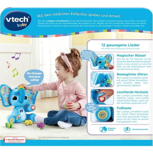 VTech Lustiger Lernelefant, Spielfigur – Bild 9
