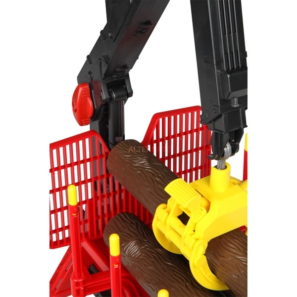 Bruder Rückeanhänger Mit Ladekran, Modellfahrzeug – Bild 3